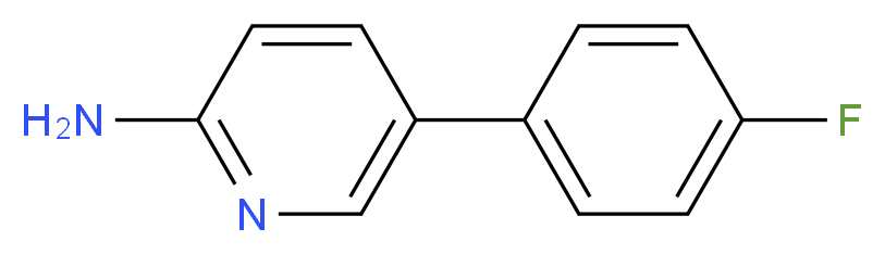 5-(4-fluorophenyl)pyridin-2-amine_分子结构_CAS_503536-73-0