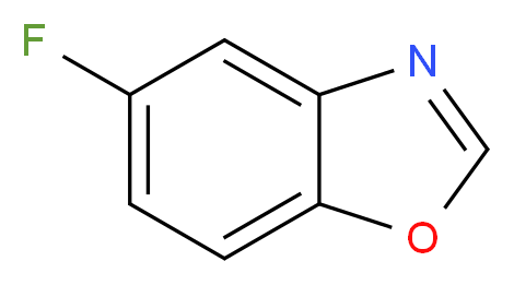 5-fluoro-1,3-benzoxazole_分子结构_CAS_221347-71-3