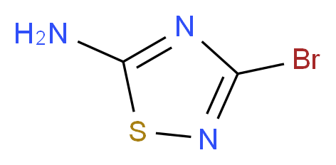 3-bromo-1,2,4-thiadiazol-5-amine_分子结构_CAS_1101173-93-6