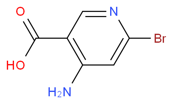 4-amino-6-bromopyridine-3-carboxylic acid_分子结构_CAS_1060811-30-4