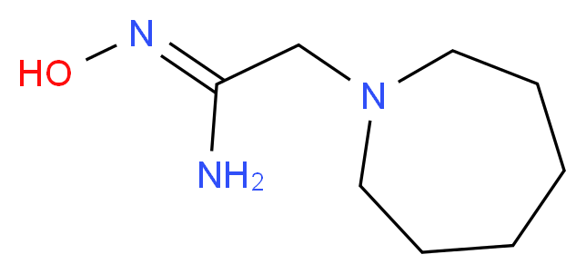 (Z)-2-(azepan-1-yl)-N'-hydroxyethenimidamide_分子结构_CAS_98487-54-8