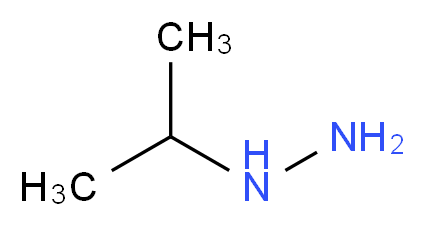 Isopropyl-hydrazine_分子结构_CAS_2257-52-5)