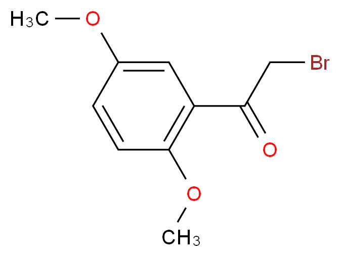 2,5-Dimethoxyphenacyl bromide_分子结构_CAS_1204-21-3)