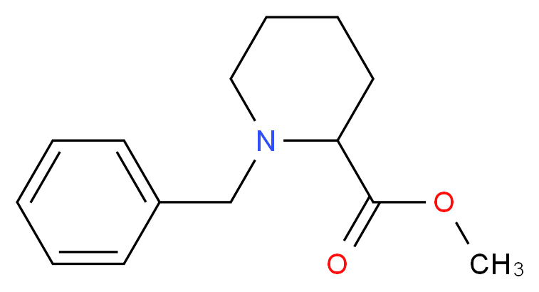 methyl 1-benzylpiperidine-2-carboxylate_分子结构_CAS_124619-69-8)