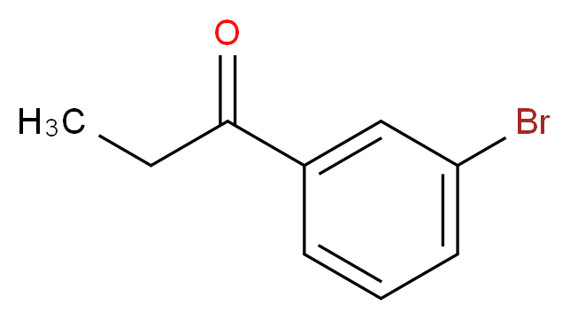 1-(3-bromophenyl)propan-1-one_分子结构_CAS_19829-31-3