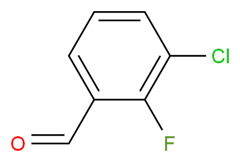 3-Chloro-2-fluorobenzaldehyde_分子结构_CAS_)