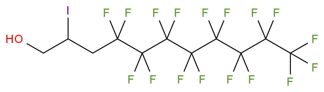 1H,1H,2H,3H,3H-2-Iodoperfluoroundecan-1-ol_分子结构_CAS_38550-45-7)