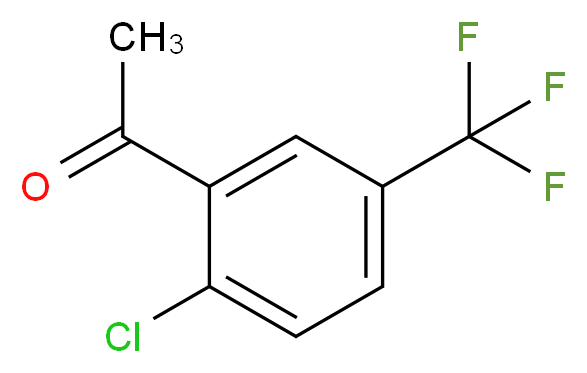 2′-氯-5′-(三氟甲基)苯乙酮_分子结构_CAS_71648-45-8)