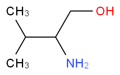 2-amino-3-methylbutan-1-ol_分子结构_CAS_16369-05-4