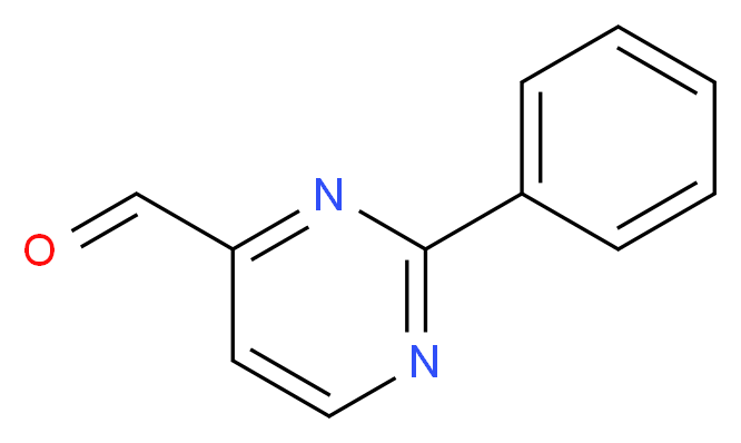 2-phenylpyrimidine-4-carbaldehyde_分子结构_CAS_)