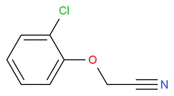 2-(2-chlorophenoxy)acetonitrile_分子结构_CAS_43111-31-5