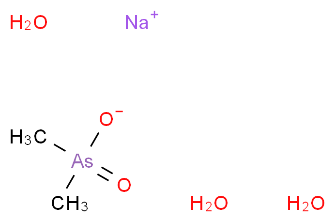 二甲胂酸钠 三水合物_分子结构_CAS_6131-99-3)