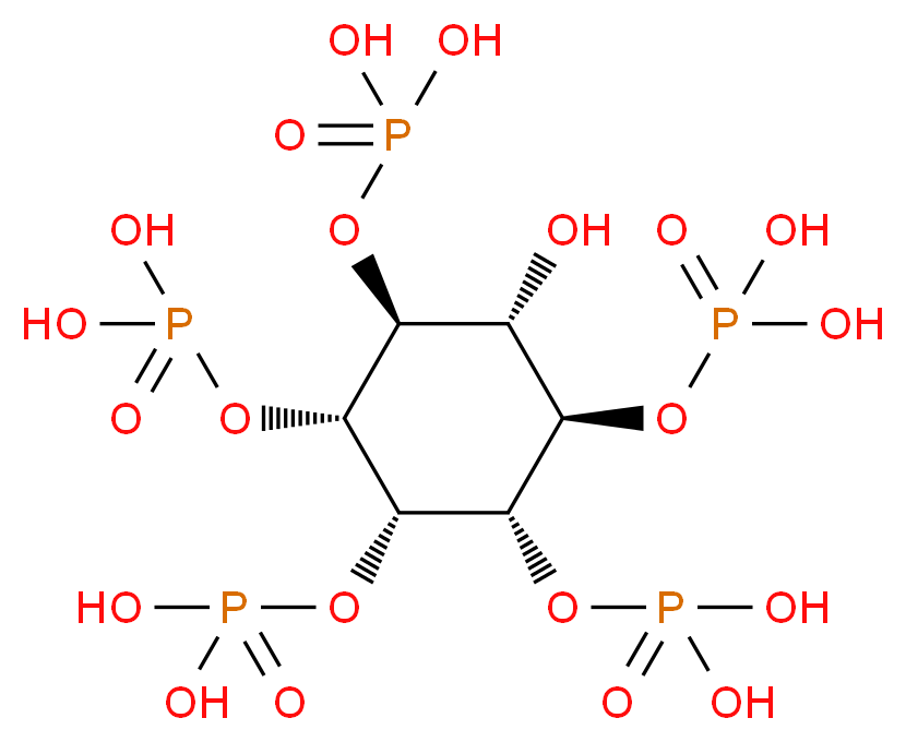 {[(1R,2s,3S,4R,5s,6S)-2-hydroxy-3,4,5,6-tetrakis(phosphonooxy)cyclohexyl]oxy}phosphonic acid_分子结构_CAS_20298-97-9