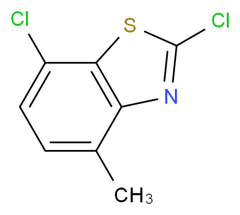 2,7-Dichloro-4-methyl-1,3-benzothiazole_分子结构_CAS_80945-85-3)