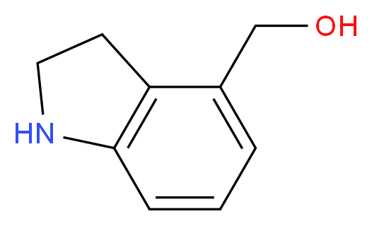 (Indolin-4-yl)methanol_分子结构_CAS_905274-11-5)