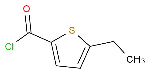 5-Ethylthiophene-2-carbonyl chloride_分子结构_CAS_64964-17-6)