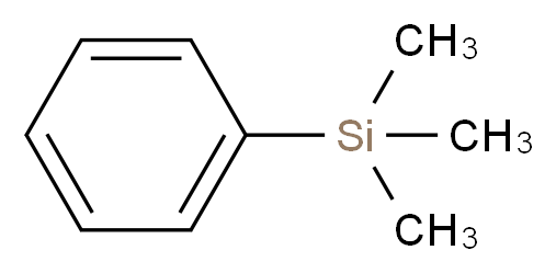 trimethyl(phenyl)silane_分子结构_CAS_768-32-1