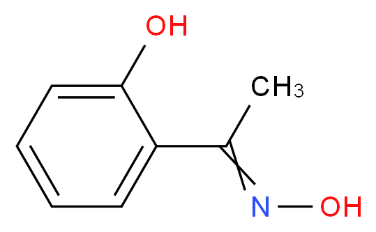 2'-Hydroxyacetophenone oxime_分子结构_CAS_)