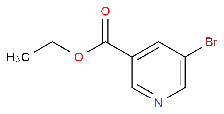 ethyl 5-bromopyridine-3-carboxylate_分子结构_CAS_20986-40-7