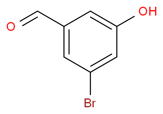 3-bromo-5-hydroxybenzaldehyde_分子结构_CAS_199177-26-9