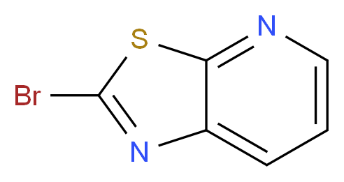 2-bromo-[1,3]thiazolo[5,4-b]pyridine_分子结构_CAS_412923-40-1