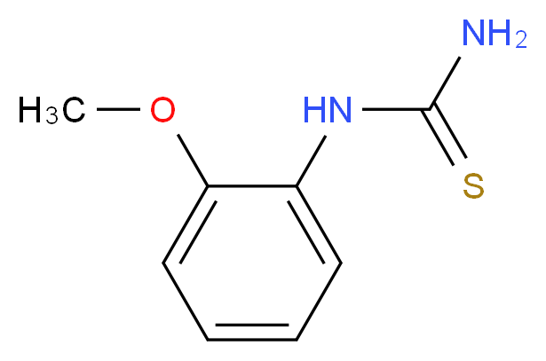 (2-methoxyphenyl)thiourea_分子结构_CAS_1516-37-6