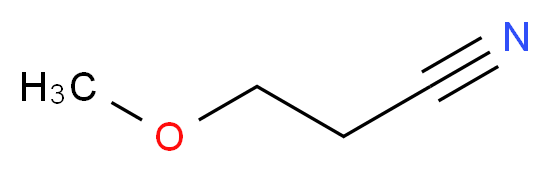 3-methoxypropanenitrile_分子结构_CAS_110-67-8