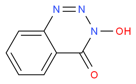 3-hydroxy-3,4-dihydro-1,2,3-benzotriazin-4-one_分子结构_CAS_28230-32-2