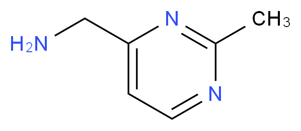(2-methylpyrimidin-4-yl)methanamine_分子结构_CAS_)