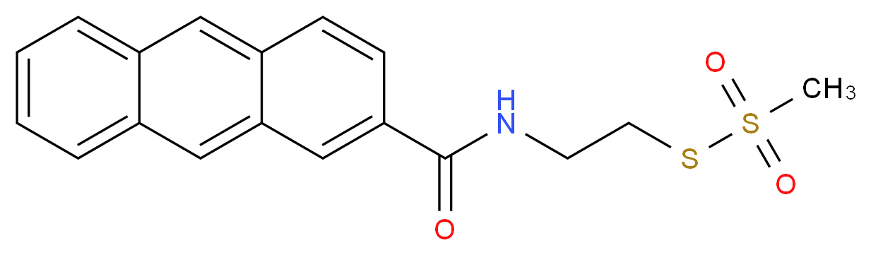 2-Carboxyanthracene MTSEA Amide_分子结构_CAS_1159977-18-0)