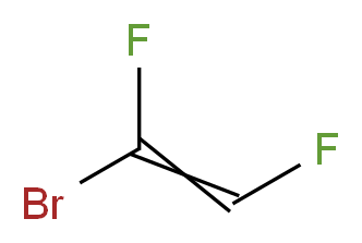 1-bromo-1,2-difluoroethene_分子结构_CAS_358-99-6