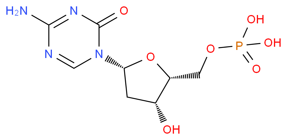 5-Aza-2'-deoxy Cytidine 5'-Monophosphate_分子结构_CAS_66642-55-5)