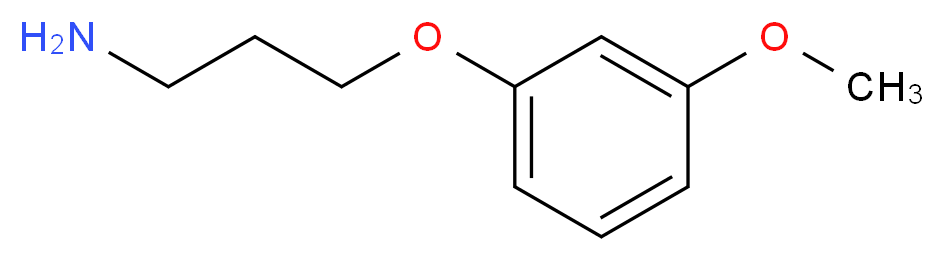 3-(3-Methoxy-phenoxy)-propylamine_分子结构_CAS_)