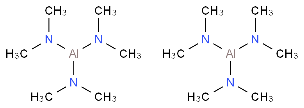 bis([bis(dimethylamino)alumanyl]dimethylamine)_分子结构_CAS_32093-39-3