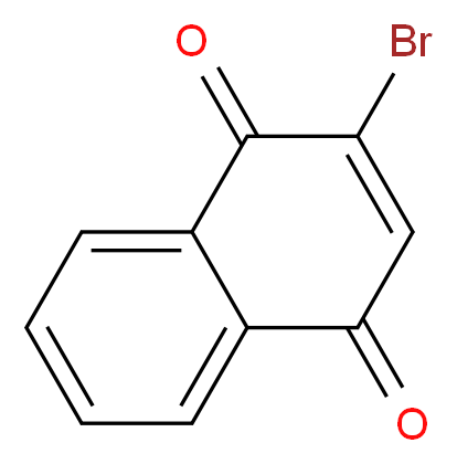 2-bromo-1,4-dihydronaphthalene-1,4-dione_分子结构_CAS_2065-37-4