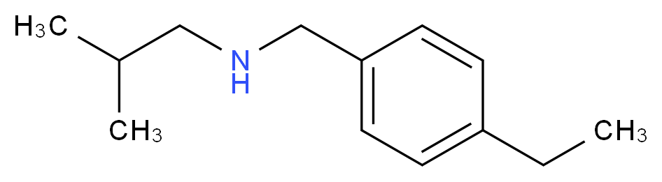 (4-ethylbenzyl)isobutylamine_分子结构_CAS_869942-55-2)