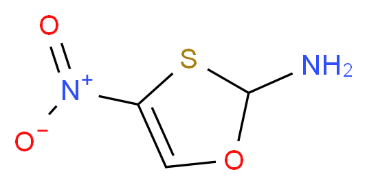 2-Amino-5-nitrothiozole_分子结构_CAS_121-66-4)