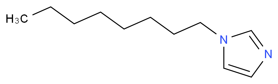 1-octyl-1H-imidazole_分子结构_CAS_21252-69-7