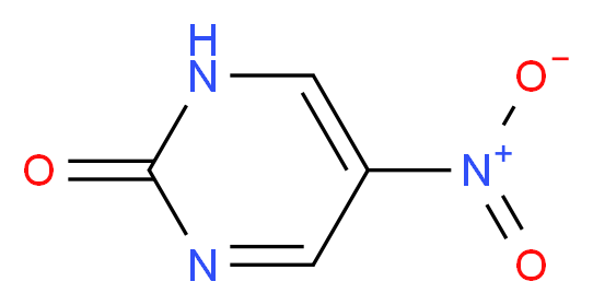 5-nitro-1,2-dihydropyrimidin-2-one_分子结构_CAS_3264-10-6