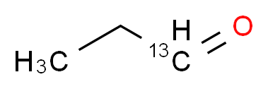 (1-<sup>1</sup><sup>3</sup>C)propanal_分子结构_CAS_106588-67-4