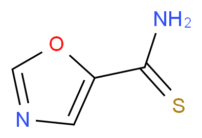 Oxazole-5-carbothioic acid amide_分子结构_CAS_885274-32-8)