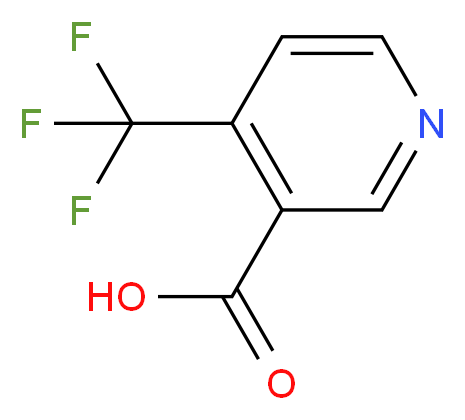 4-(三氟甲基)烟酸_分子结构_CAS_158063-66-2)