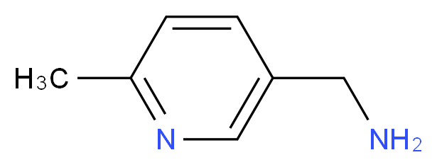 (6-methylpyridin-3-yl)methanamine_分子结构_CAS_56622-54-9