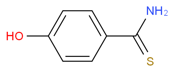 4-hydroxybenzothioamide_分子结构_CAS_)