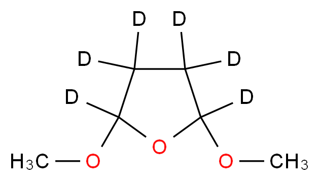 2,5-二甲氧基四氢呋喃-2,3,3,4,4,5-d6_分子结构_CAS_)