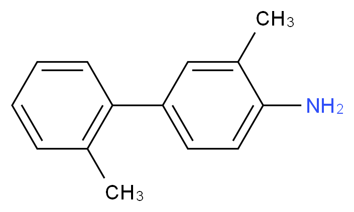 4-Amino-3,2'-dimethylbiphenyl_分子结构_CAS_)