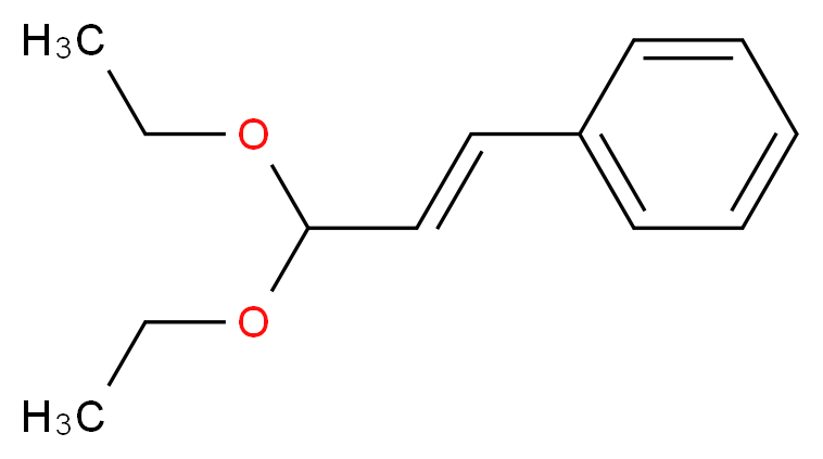 (3,3-Diethoxyprop-1-en-1-yl)benzene_分子结构_CAS_7148-78-9)