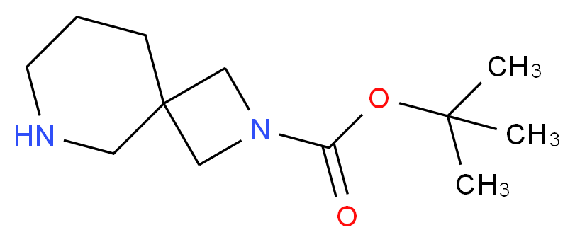 2,6-Diaza-spiro[3.5]nonane-2-carboxylic acid tert-butyl ester_分子结构_CAS_1086394-57-1)