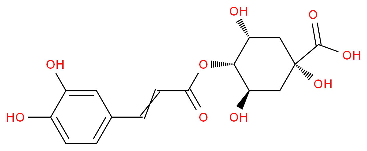 Cryptochlorogenic acid_分子结构_CAS_905-99-7)