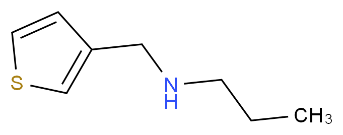 N-(3-thienylmethyl)-1-propanamine_分子结构_CAS_741698-78-2)